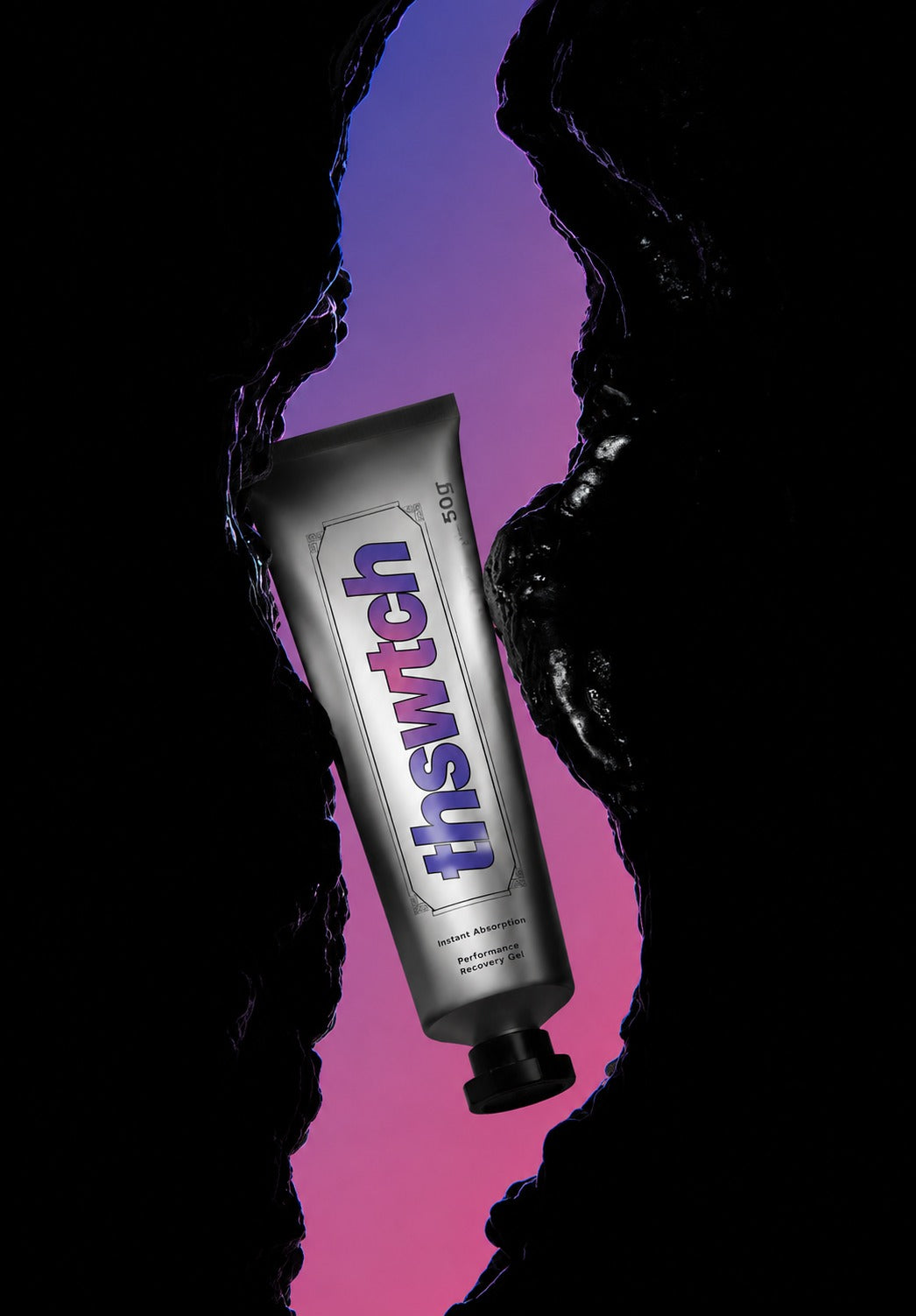 Recovery gel in a gym bag
